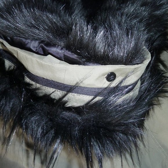 Rare Marc New York Vest with removable Faux Fur Liner Hooded Size XS Designer - Picture 5 of 7